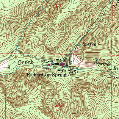 United States Geological Survey Richardson Springs, CA (1951, 24000-Scale) digital map