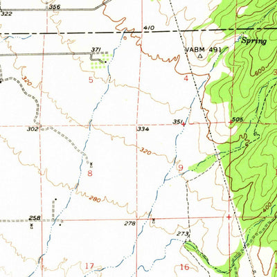 United States Geological Survey Richardson Springs, CA (1952, 62500-Scale) digital map