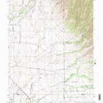 United States Geological Survey Richardson Springs NW, CA (1952, 24000-Scale) digital map