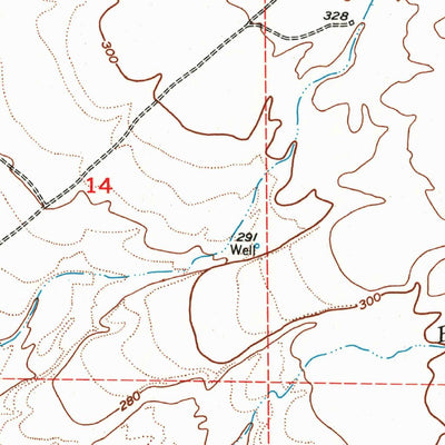United States Geological Survey Richardson Springs NW, CA (1952, 24000-Scale) digital map