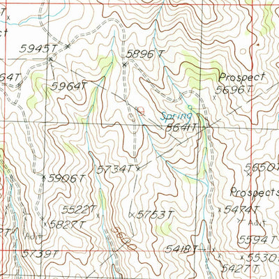 United States Geological Survey Richardson Summit, ID (1986, 24000-Scale) digital map