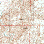 United States Geological Survey Richeau Hills, WY (1953, 24000-Scale) digital map