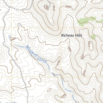 United States Geological Survey Richeau Hills, WY (2023, 24000-Scale) digital map