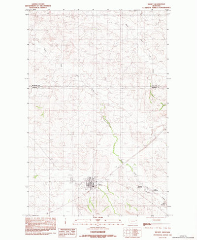 United States Geological Survey Richey, MT (1983, 24000-Scale) digital map