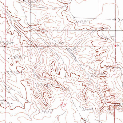 United States Geological Survey Richey NW, MT (1983, 24000-Scale) digital map