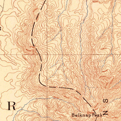 United States Geological Survey Richfield E, UT (1885, 250000-Scale) digital map