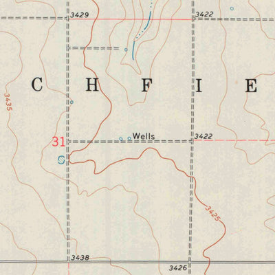 United States Geological Survey Richfield, KS (1973, 24000-Scale) digital map