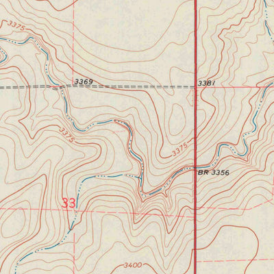 United States Geological Survey Richfield, KS (1973, 24000-Scale) digital map
