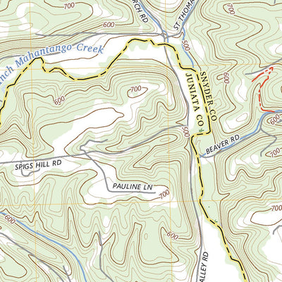 United States Geological Survey Richfield, PA (2023, 24000-Scale) digital map