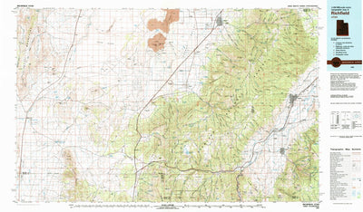 United States Geological Survey Richfield, UT (1980, 100000-Scale) digital map