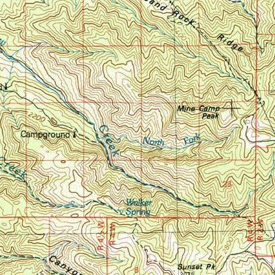 United States Geological Survey Richfield, UT (1980, 100000-Scale) digital map