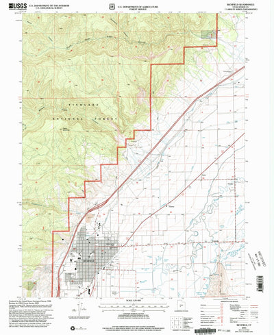 United States Geological Survey Richfield, UT (2001, 24000-Scale) digital map