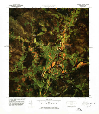 United States Geological Survey Richford Port Of Entry, VT (1977, 25000-Scale) digital map