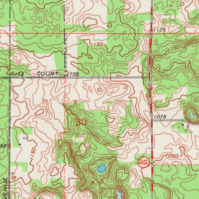 United States Geological Survey Richford, WI (1968, 24000-Scale) digital map