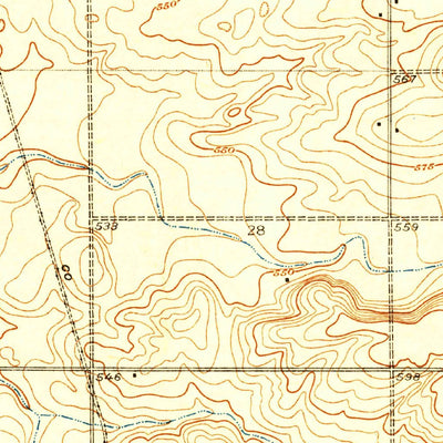 United States Geological Survey Richgrove, CA (1929, 31680-Scale) digital map