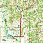 United States Geological Survey Richland Center, WI (1985, 100000-Scale) digital map