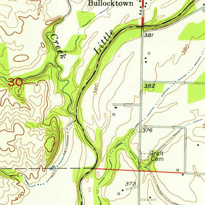 United States Geological Survey Richland City, IN (1954, 24000-Scale) digital map