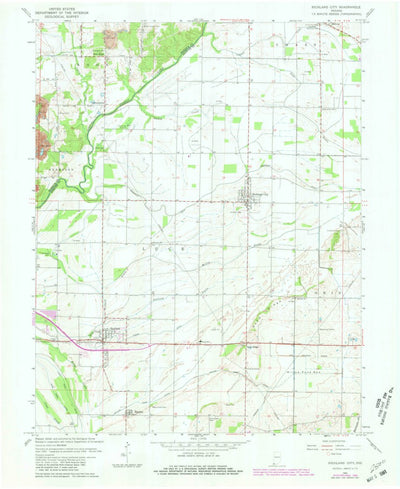 United States Geological Survey Richland City, IN (1964, 24000-Scale) digital map