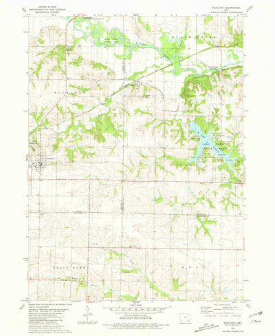 United States Geological Survey Richland, IA (1980, 24000-Scale) digital map