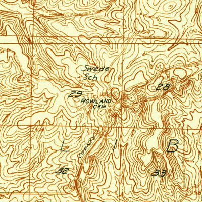 United States Geological Survey Richland, MO (1936, 48000-Scale) digital map