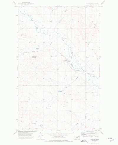 United States Geological Survey Richland, MT (1973, 24000-Scale) digital map