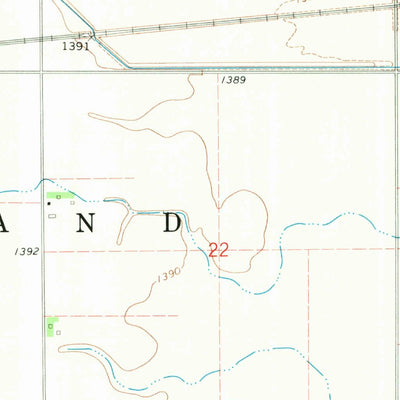 United States Geological Survey Richland, NE (1968, 24000-Scale) digital map