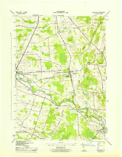 United States Geological Survey Richland, NY (1943, 31680-Scale) digital map