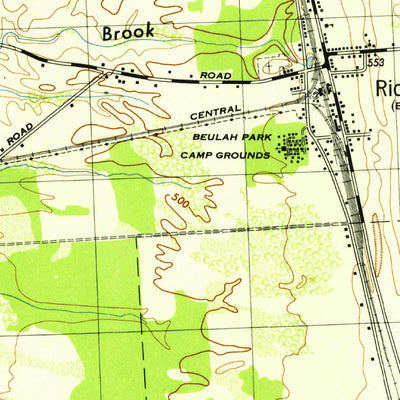 United States Geological Survey Richland, NY (1943, 31680-Scale) digital map