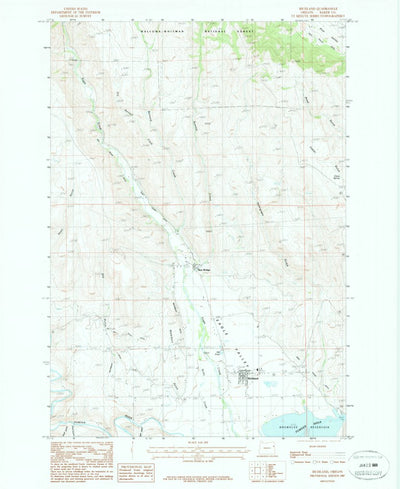 United States Geological Survey Richland, OR (1987, 24000-Scale) digital map