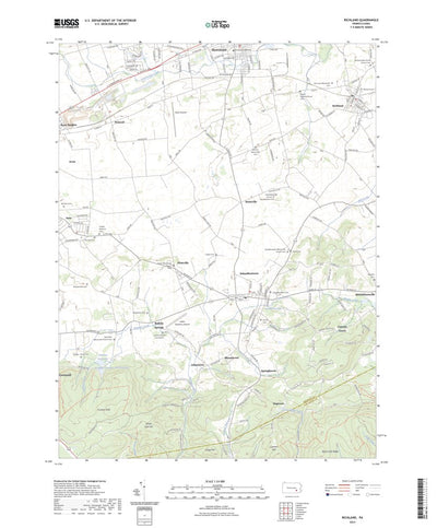 United States Geological Survey Richland, PA (2023, 24000-Scale) digital map