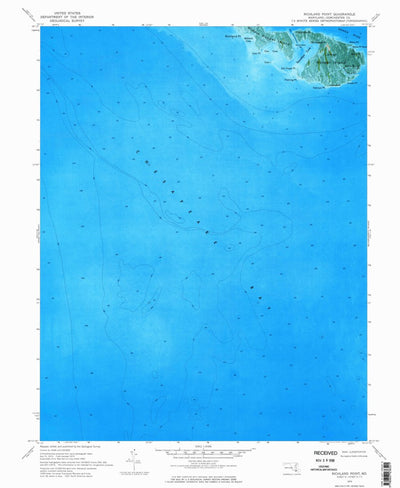 United States Geological Survey Richland Point, MD (1973, 24000-Scale) digital map