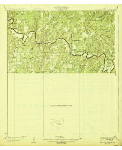 United States Geological Survey Richland Springs, TX (1930, 62500-Scale) digital map