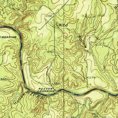 United States Geological Survey Richland Springs, TX (1930, 62500-Scale) digital map