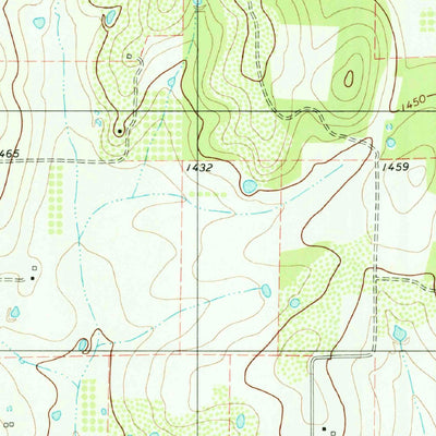 United States Geological Survey Richland Springs, TX (1979, 24000-Scale) digital map