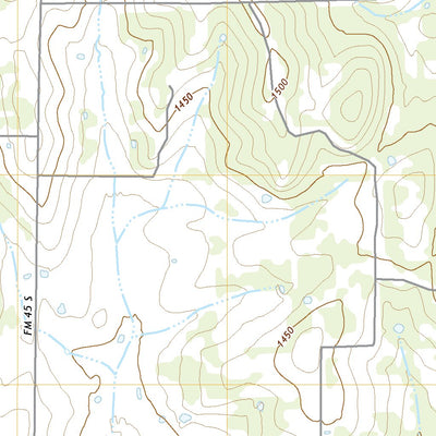 United States Geological Survey Richland Springs, TX (2022, 24000-Scale) digital map