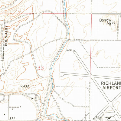 United States Geological Survey Richland, WA (1978, 24000-Scale) digital map