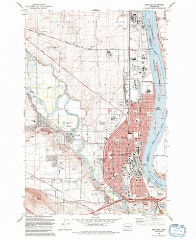 United States Geological Survey Richland, WA (1992, 24000-Scale) digital map