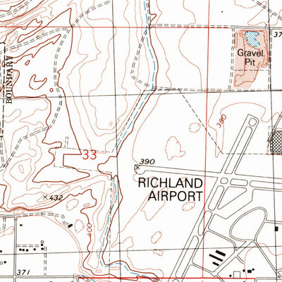 United States Geological Survey Richland, WA (1992, 24000-Scale) digital map