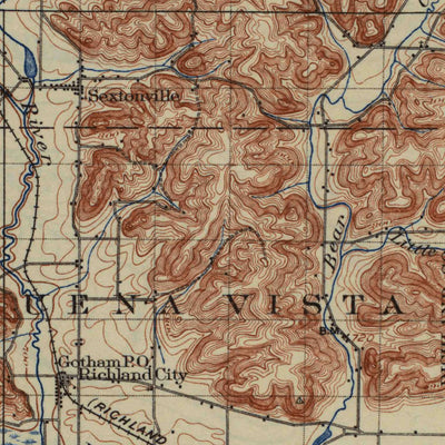 United States Geological Survey Richland, WI (1905, 125000-Scale) digital map