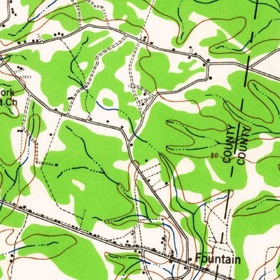 United States Geological Survey Richlands, NC (1965, 62500-Scale) digital map