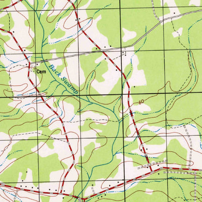 United States Geological Survey Richlands, NC (1980, 62500-Scale) digital map