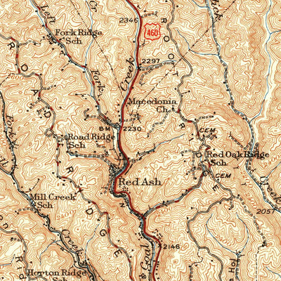 United States Geological Survey Richlands, VA (1950, 62500-Scale) digital map