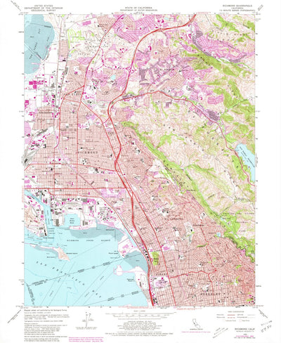 United States Geological Survey Richmond, CA (1959, 24000-Scale) digital map