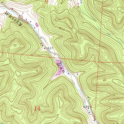 United States Geological Survey Richmond Dale, OH (1961, 24000-Scale) digital map