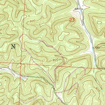 United States Geological Survey Richmond Dale, OH (1992, 24000-Scale) digital map