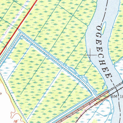 United States Geological Survey Richmond Hill, GA (1958, 24000-Scale) digital map