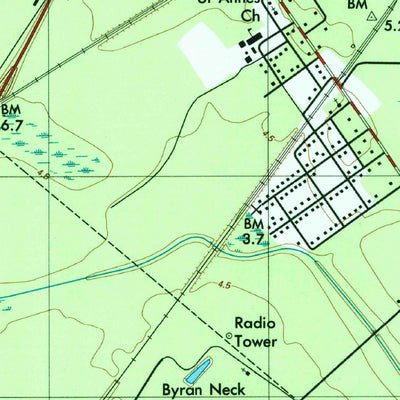United States Geological Survey Richmond Hill, GA (1997, 24000-Scale) digital map