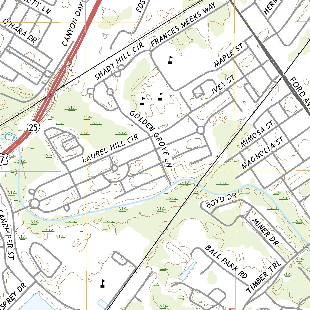 Richmond Hill GA Map