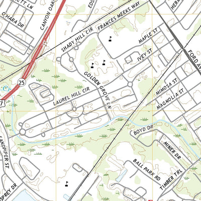 United States Geological Survey Richmond Hill, GA (2020, 24000-Scale) digital map