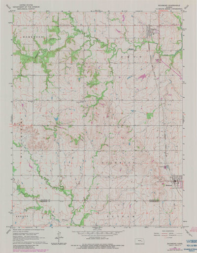 United States Geological Survey Richmond, KS (1965, 24000-Scale) digital map